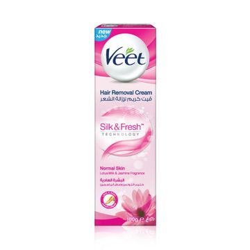 Veet Silk & Fresh Normal Skin Hair Removal Cream (Pink) 100ml