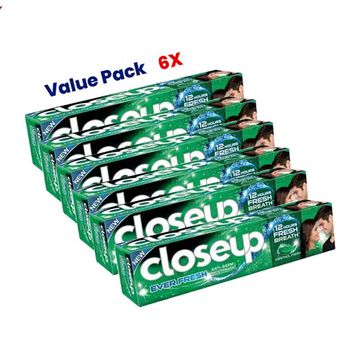 Value Pack-Closeup Toothpaste (Green) 80g X 6