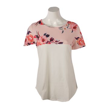 Women's White Floral Top
