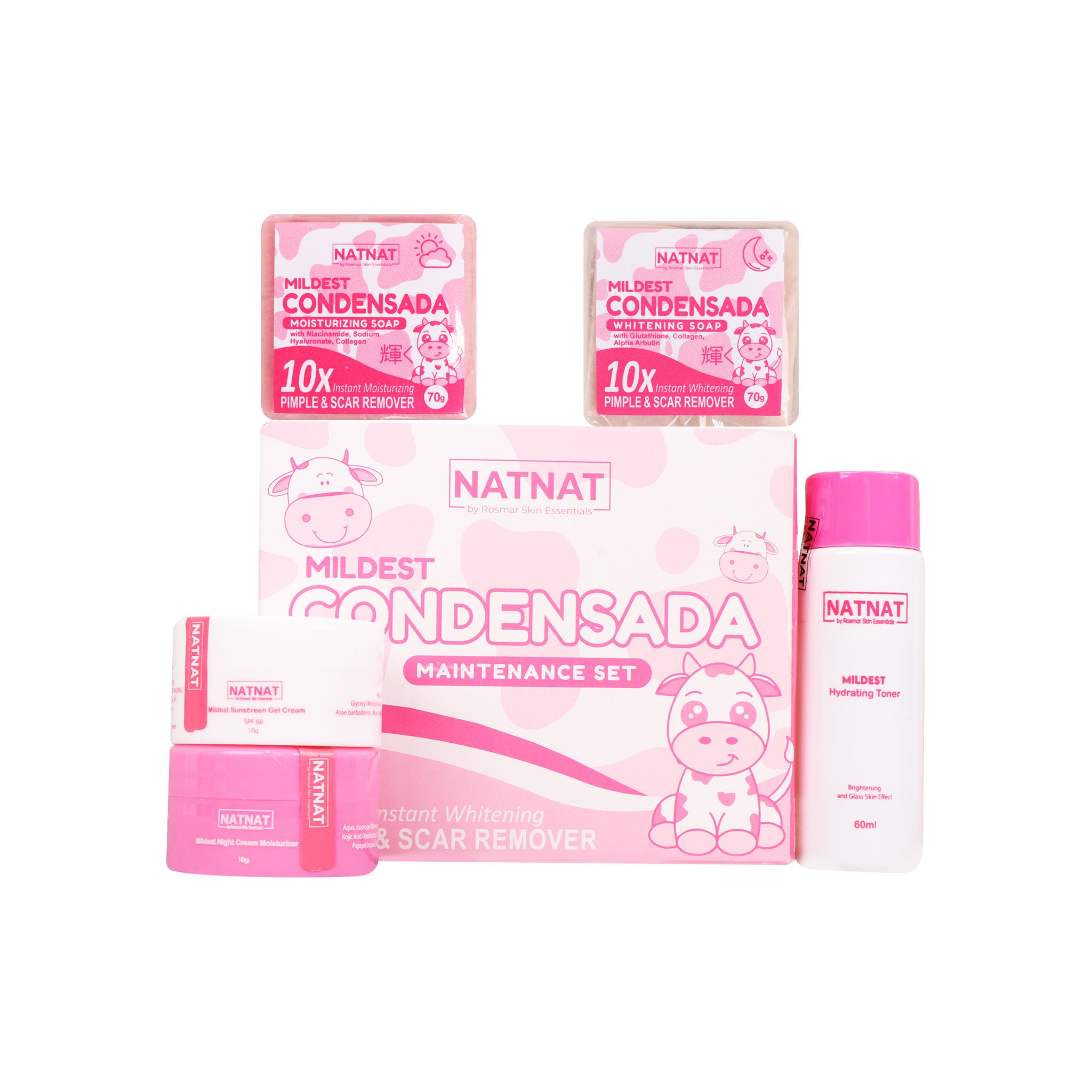 Natnat Mild Condensada Skincare Maintenance Set - 1Sell