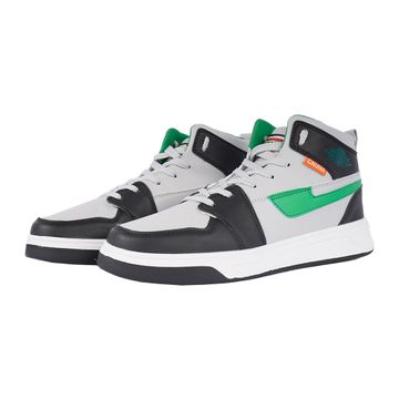 Men's Hi-Top Green & Grey Shoes (FB2131)
