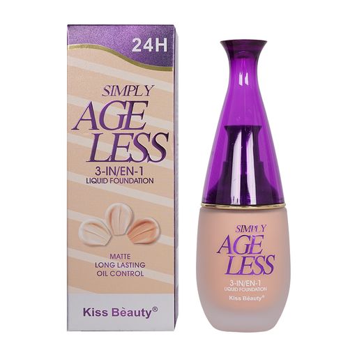 sözcü tırtıklı Kaz  Kiss Beauty Simply Age less 3 in 1 Liquid Foundation 45 ml - 1Sell