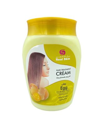 Real Skin Hair Treatment Cream -Egg and Keratin 100ml