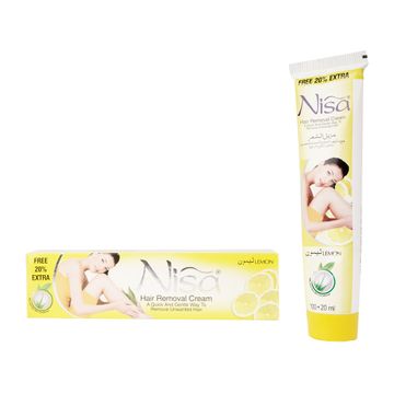 Nisa Hair Removal Cream Yellow Lemon 120ml