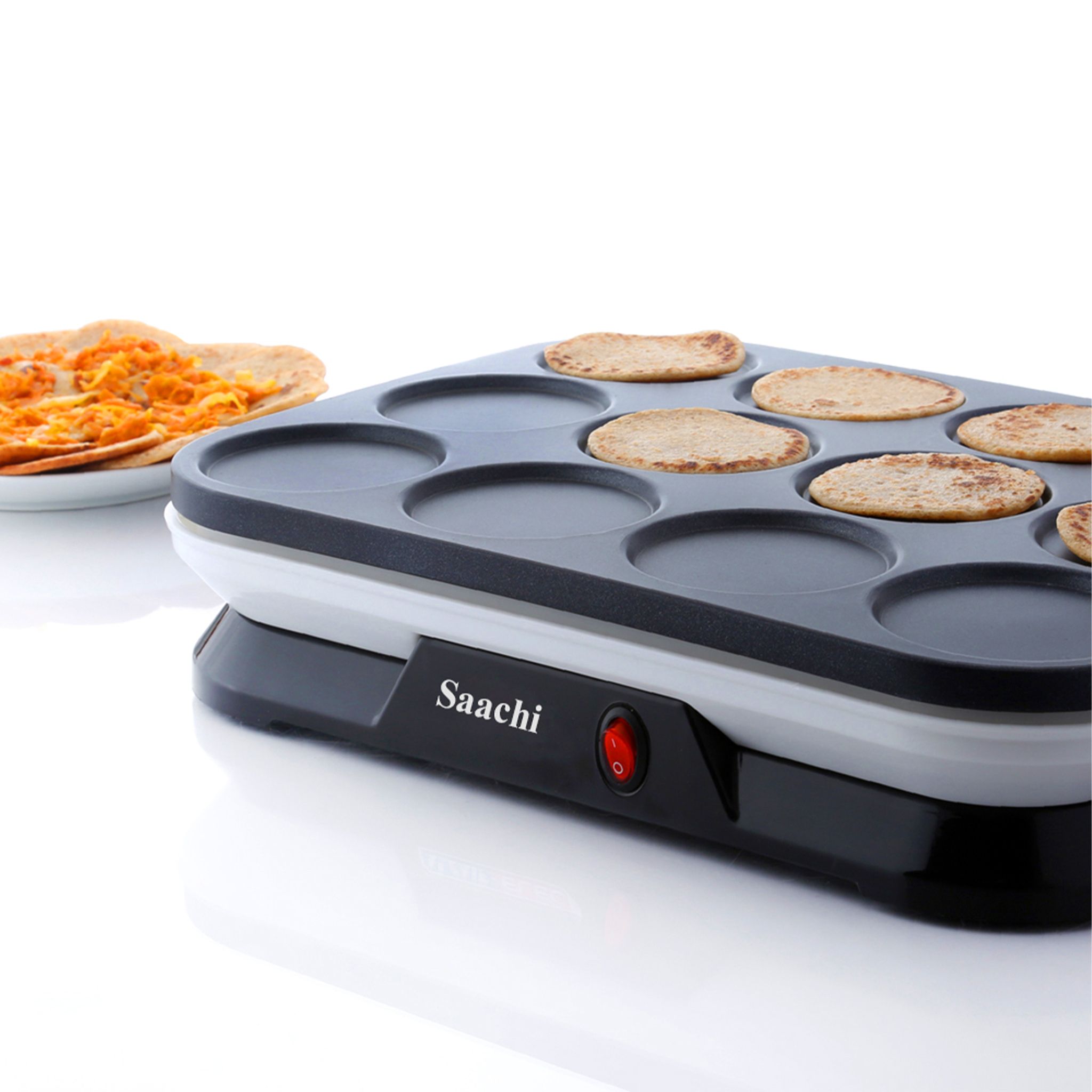 Serenk Fun Cooking Smile Mini Pancakes Maker, 10.2 in