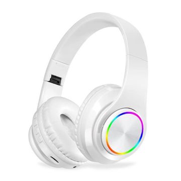 Luminous Crystal White Wireless Headphones T39