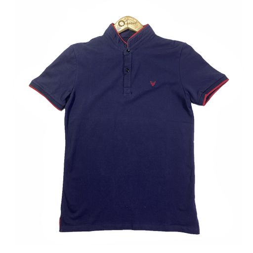 dark blue golf shirt