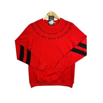 Men's Sweatshirt Long Sleeve_Turkey (Red)