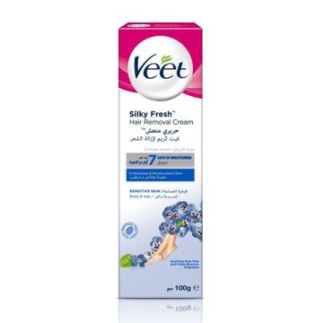 Veet Silky Fresh Blueberry Hair Removal Cream 100g