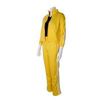 WOMEN TRACK SUITS SW1022 YELLOW