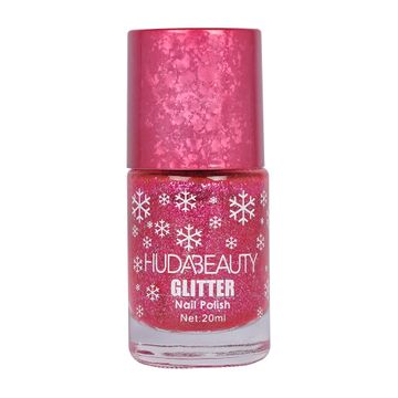 Huda Beauty Focus Glitter Pink Nail Polish 20 ml