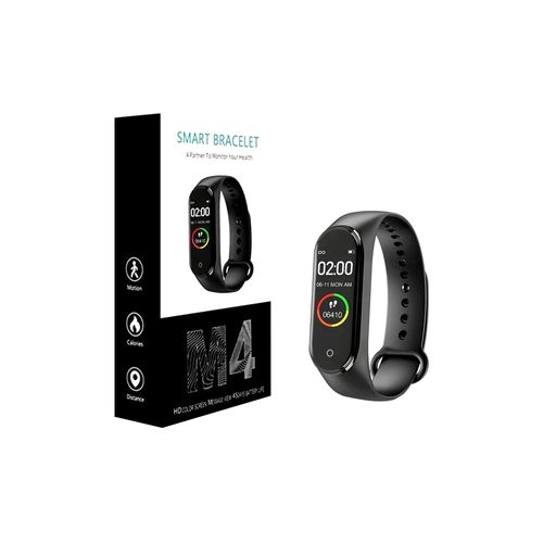 Smart Watch Bracelet In Black M4 - 1Sell