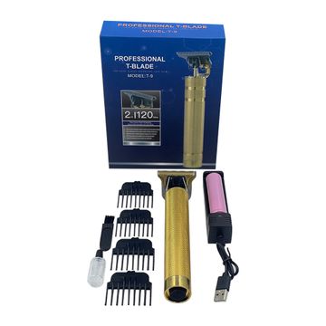 Professional Gold T-Blade Hair Clipper T-9