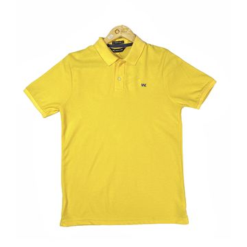 Plain Yellow Polo T-Shirt For Men