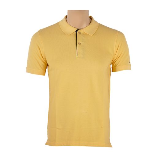 yellow polo golf shirt