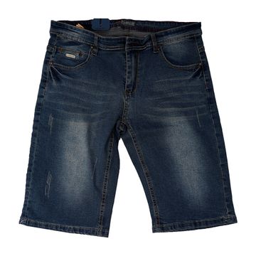 Men's Knee Length Blue Denim Shorts  JA56574
