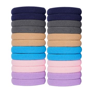 Strong Round Hair Bands 24pcs