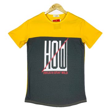 Men's T-Shirt (Yellow & Black)