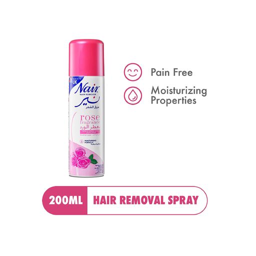 Nair Hair Remover Rose Fragrance Spray (200ml) - 1Sell
