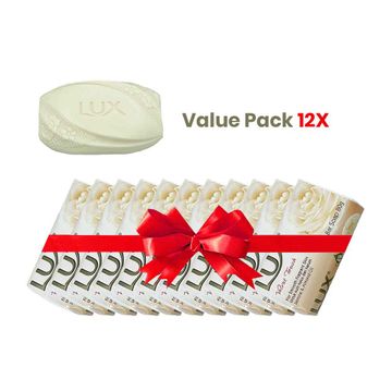 Value Pack-LUX Soap Velvet Touch (White) 80g X 12