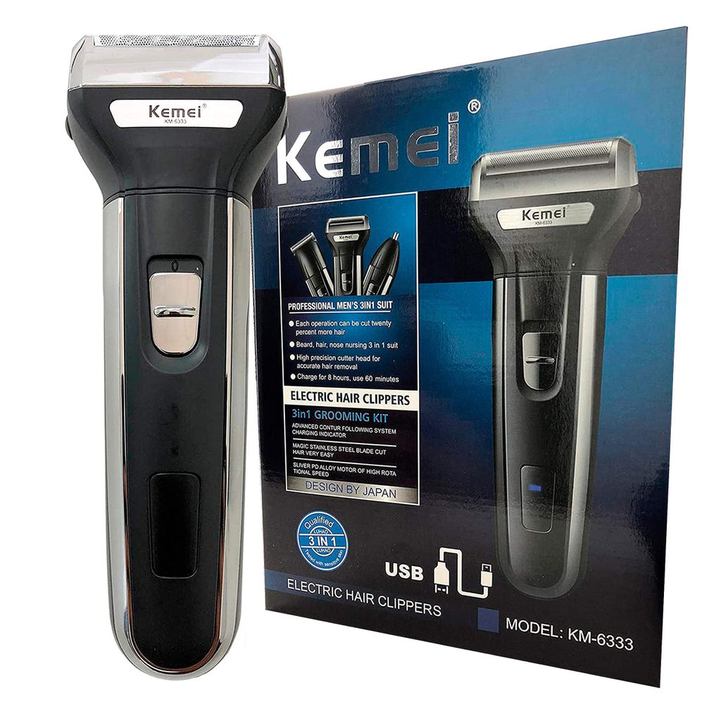 Kemei Electronic Professional Hair Clipper 3 In 1 Suit KM-6333 - 1Sell