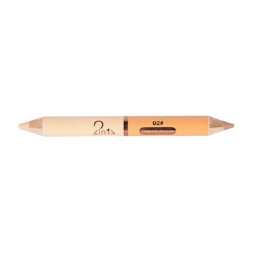 3D Stereo 2 in 1 Eyebrow Pencil 2g (No. 2)