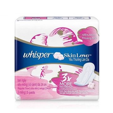 Whisper Skin Love Pad (Pack Of 5)