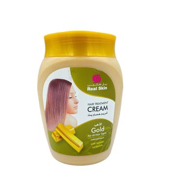Real Skin Hair Treatment Cream - Gold and Keratin 100ml