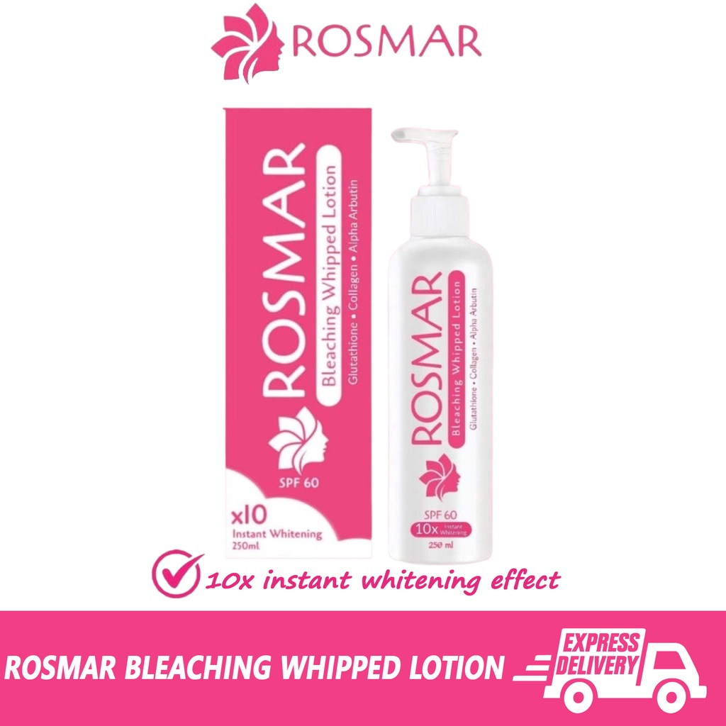 Rosmar Kagayaku Instant Whitening & Bleaching Whipped Lotion 250ml