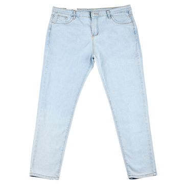 Ladies Sky Blue High Rise Regular-fit Stretchable Jeans
