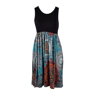 Women's Printed Fit & Flare Summer Dress