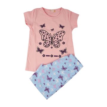 Kids Pyjama Butterfly For Girls (Pink)