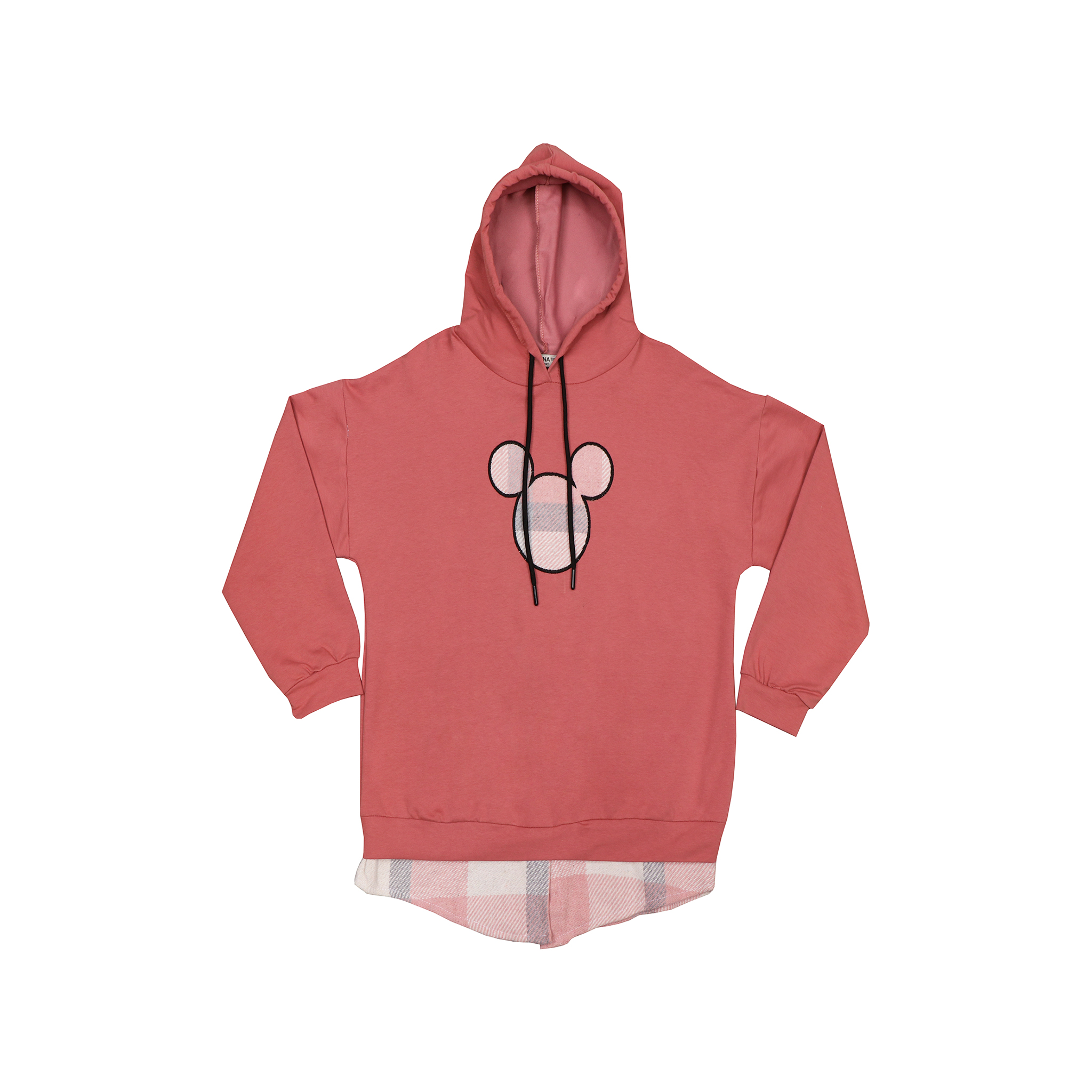 Pink shop mickey hoodie