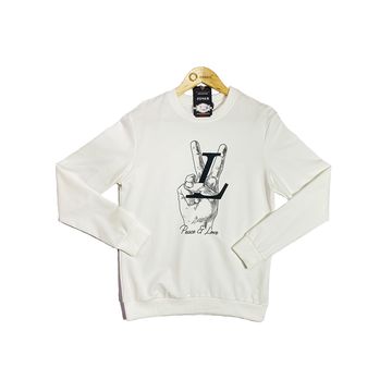 Men's Sweatshirt Long Sleeve_Turkey (White)