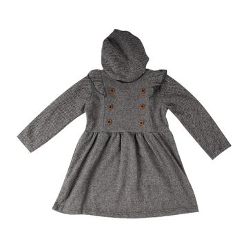 Baby Girl Dress Turkey-Dark Gray