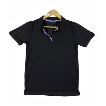 Men's Polo T-Shirt (Black)