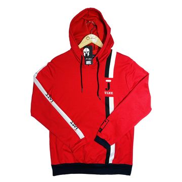 Men’s Comfortable Pullover EcoSmart  Dri-Power Cotton Red Hoodie