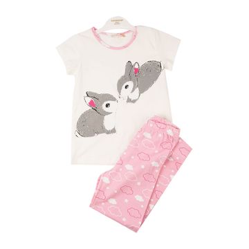 Girly Pajamas for Kids-Off White