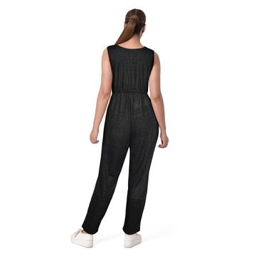 WOMENS JUMPSUITS -BLACK & SILVER