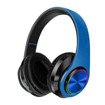 Luminous Blue & Black Wireless Headphones T39