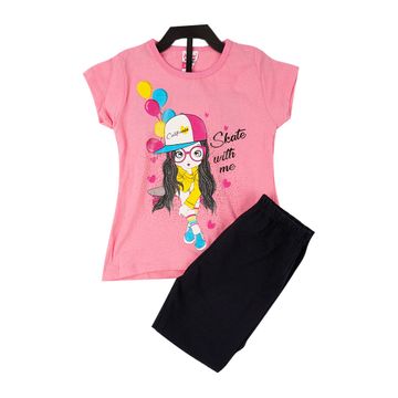 SHIRT AND PANTS FOR GIRL(PINK & BLUE)