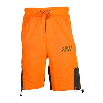 Men's Orange Saw Knee Length Bermuda Shorts Turkey