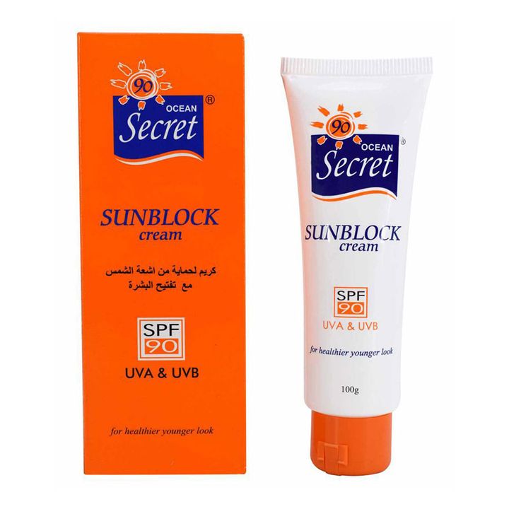 orange sunblock