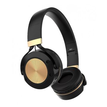 T16 Black & Gold Wireless Headphones